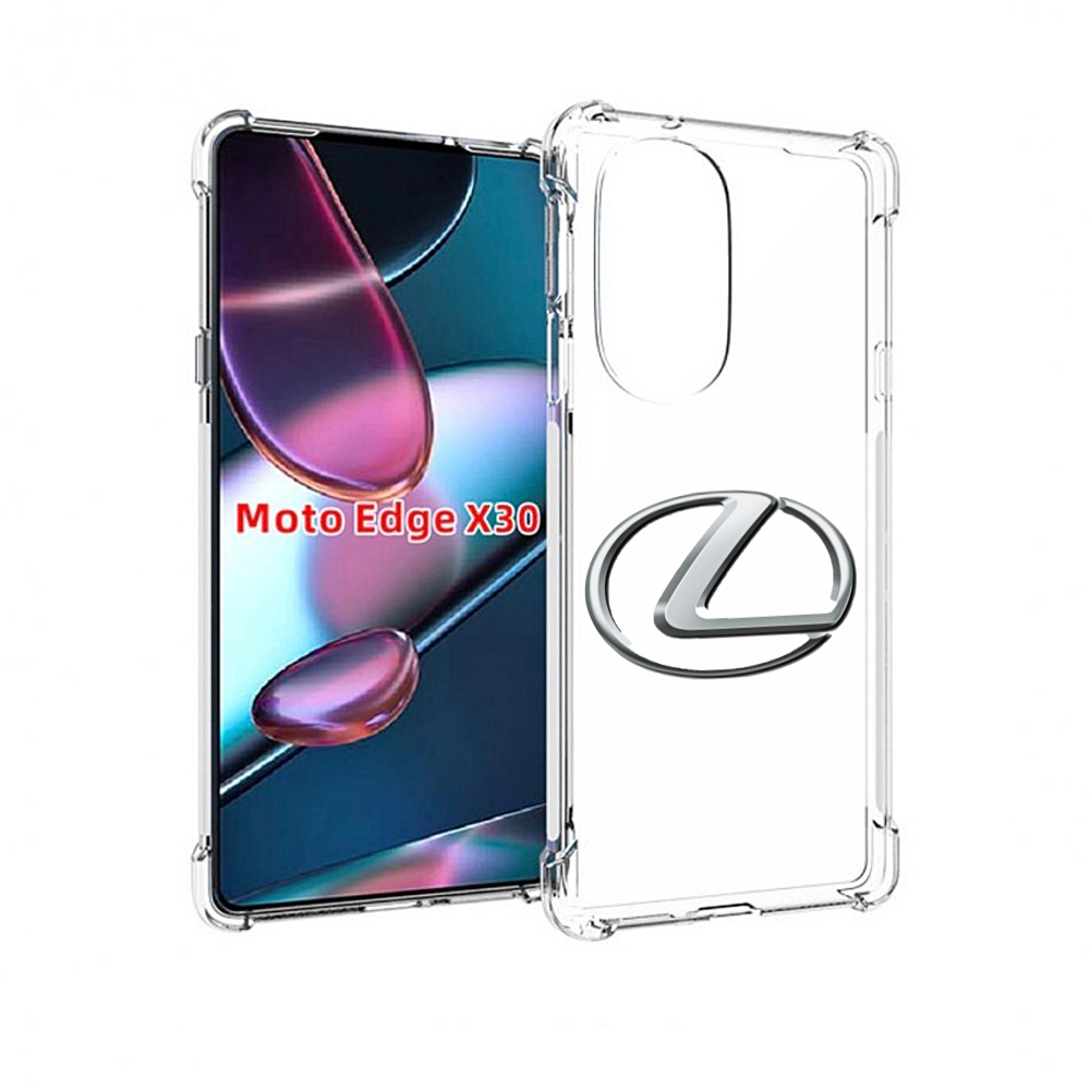 

Чехол MyPads lexus-лексус-5 мужской для Motorola Moto Edge X30, Прозрачный, Tocco