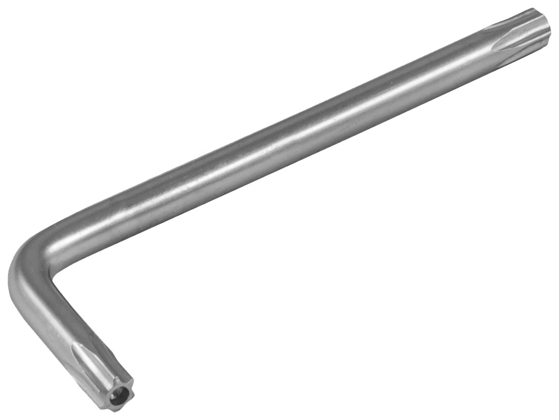 

TTKS25 Ключ торцевой T-TORX® короткий с центрированным штифтом, T25H