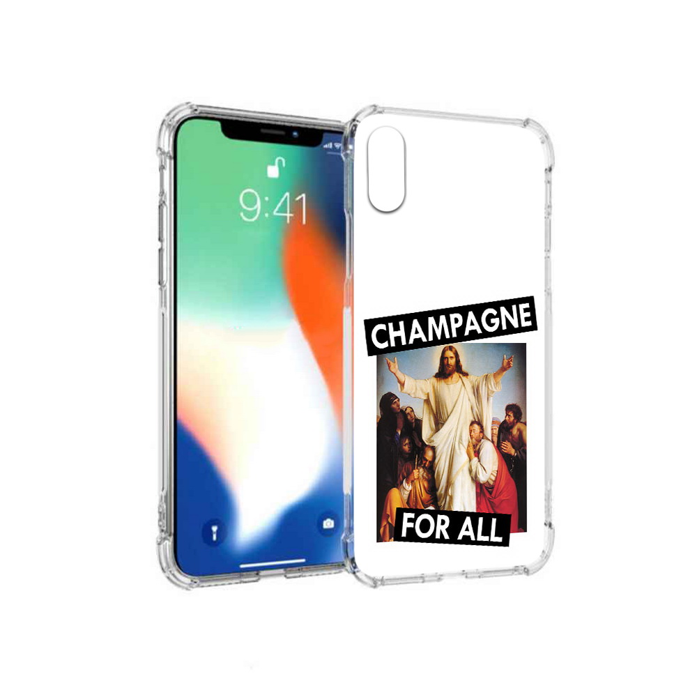 

Чехол MyPads Tocco для Apple iPhone X шампанское (PT94261.606.697), Прозрачный, Tocco