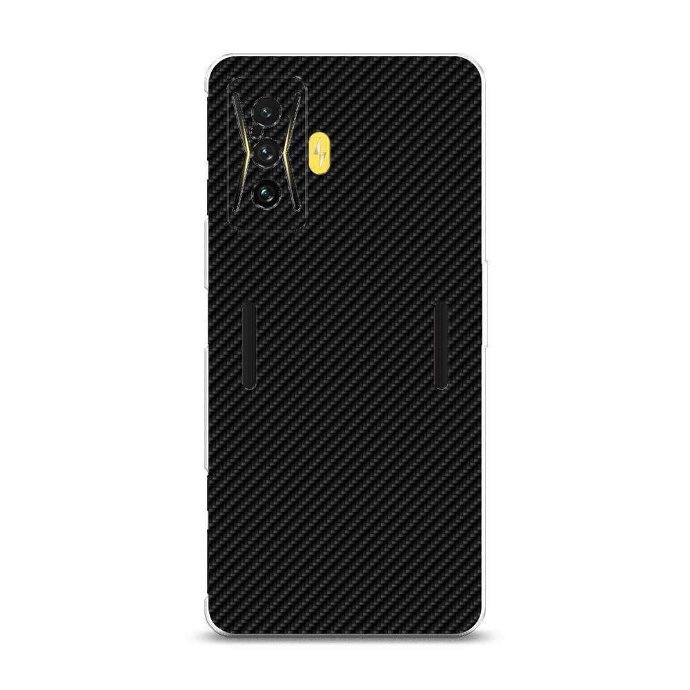 

Силиконовый чехол "Черный карбон" на Xiaomi Poco F4 GT, Разноцветный, 314950-3