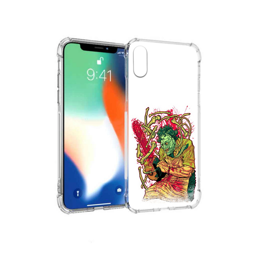 

Чехол MyPads Tocco для Apple iPhone X яркий мясник (PT94261.606.711), Прозрачный, Tocco