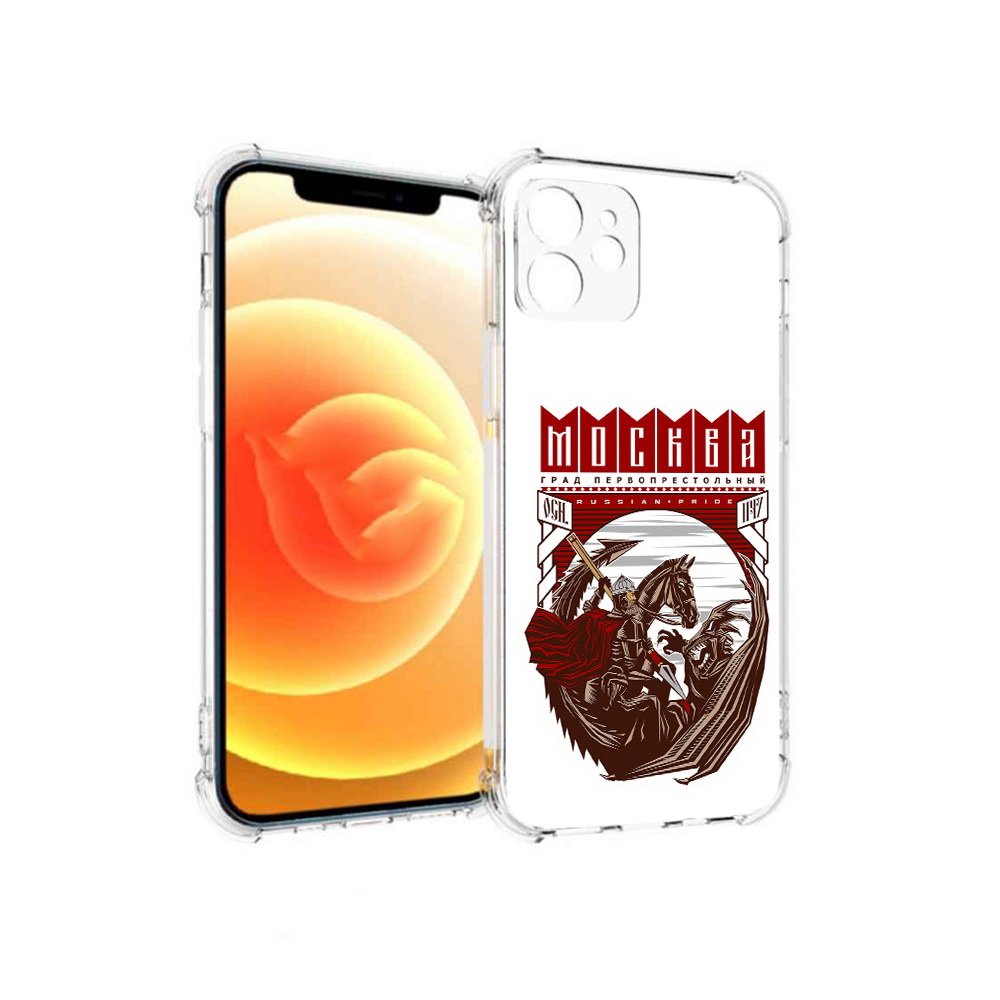 

Чехол MyPads Tocco для Apple iPhone 12 Москва Россия (PT157543.607.122), Прозрачный, Tocco
