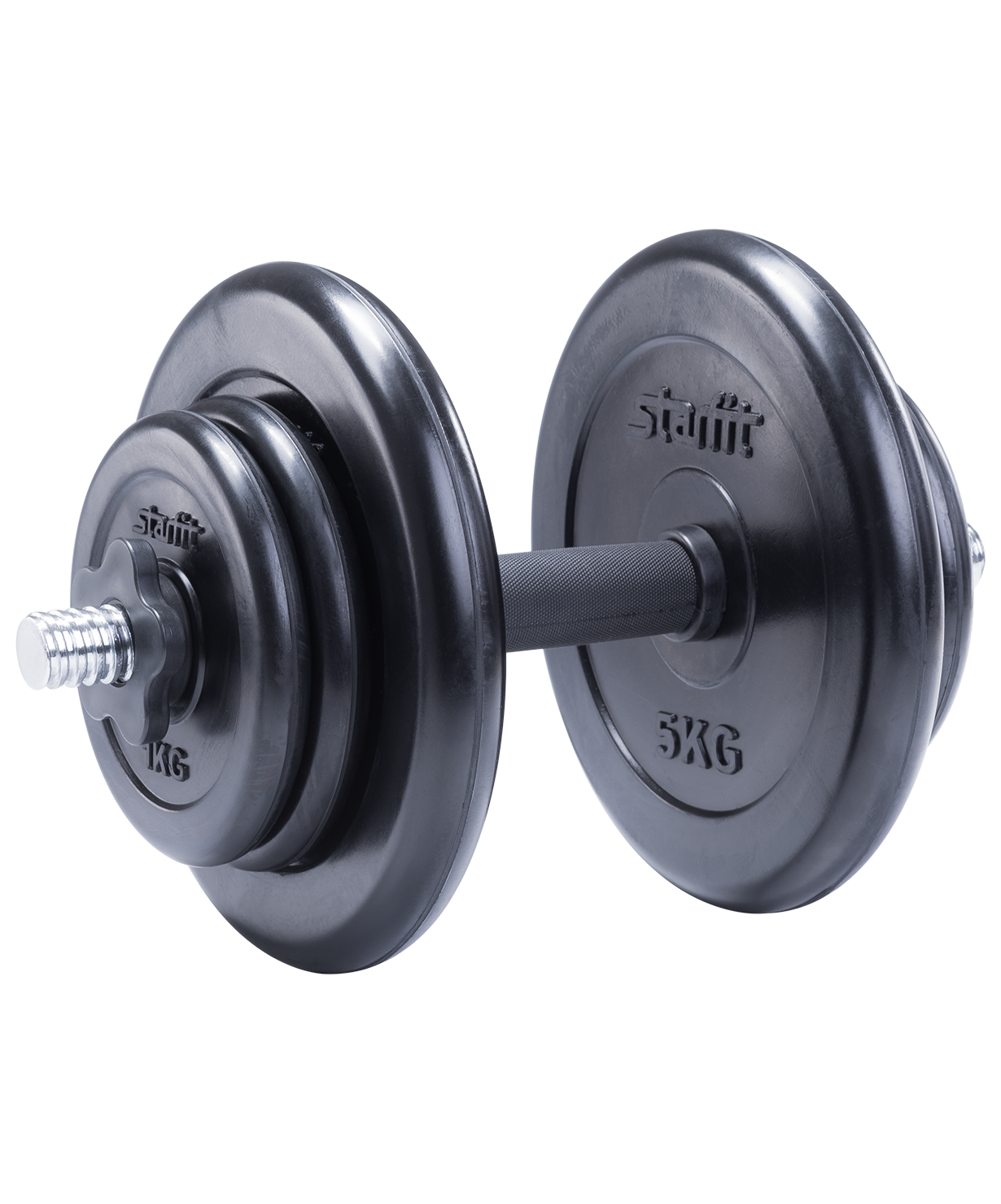 Разборная гантель StarFit DB-712 1 x 16 кг, черный