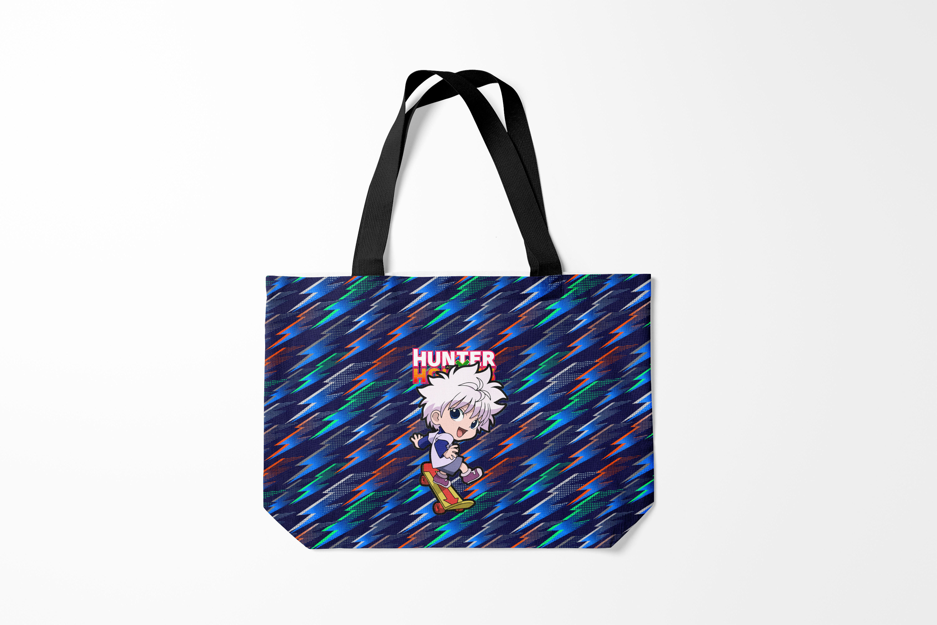 

Сумка шoппер унисекс Burnettie Киллуа Hunter x, синий, Киллуа Hunter x