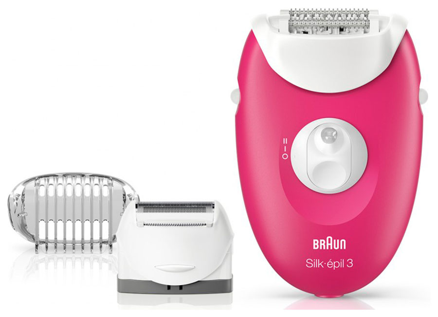 фото Эпилятор braun s3 se 3-276 rby silk-epil white, pink