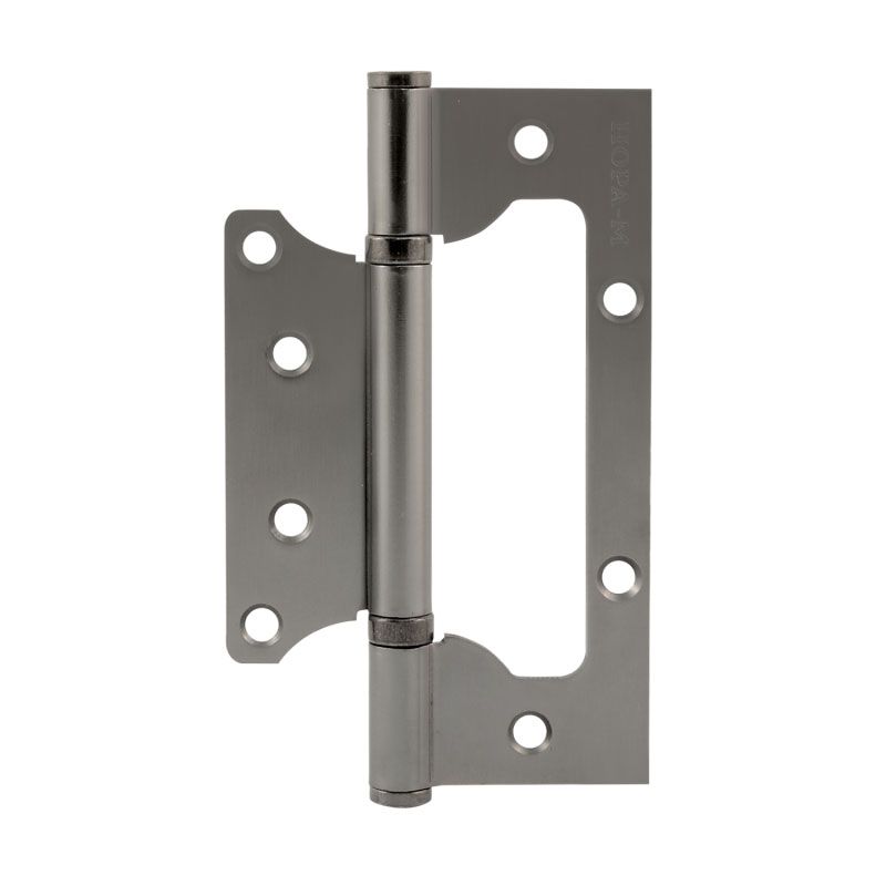 

Накладные петли бабочки 2шт. НОРА-М 800-5 125х75х2,5 мм, графит 16410-2, Коричневый