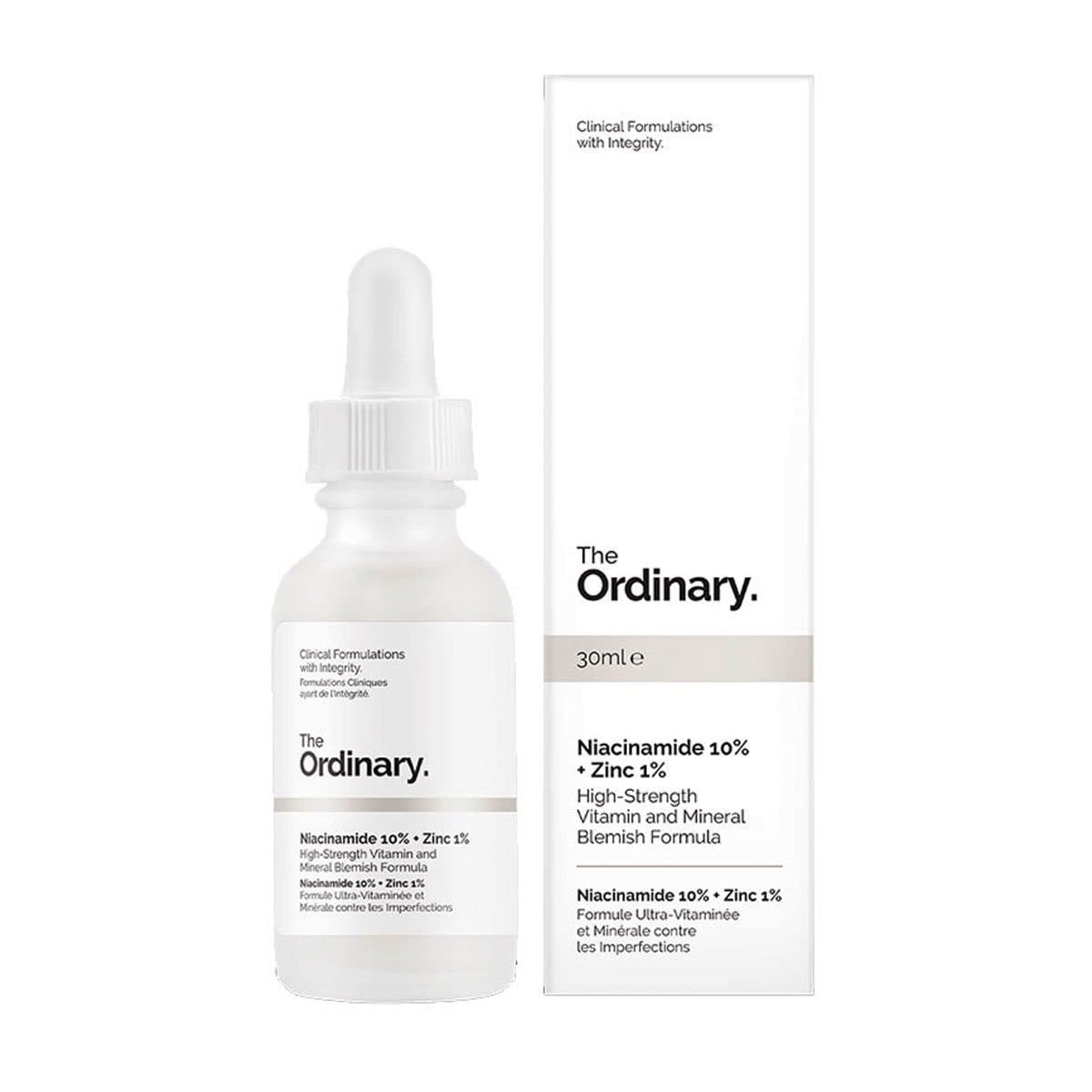 Сыворотка для проблемной кожи The Ordinary Niacinamide 10% + Zinc 1%, 30 мл