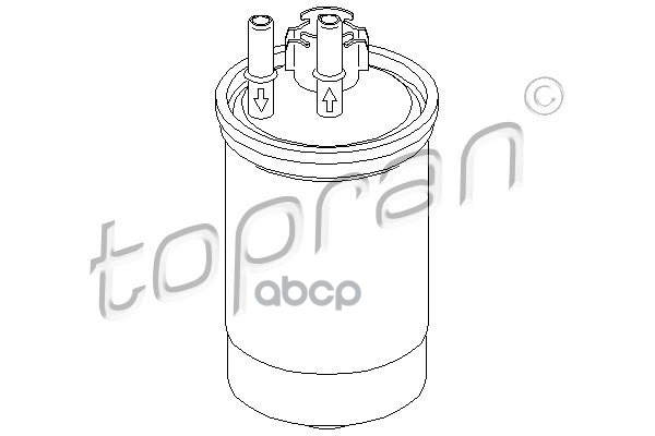 Фильтр Топливный (Замена Для Hp-301660595) topran арт. 301660001