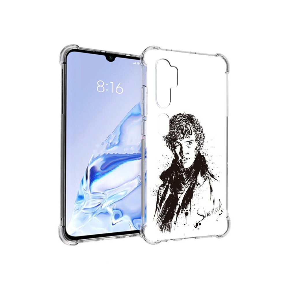 

Чехол MyPads Tocco для Xiaomi Mi Note 10 Pro шерлок холмс портрет (PT140314.290.698), Прозрачный, Tocco