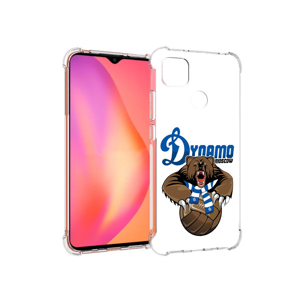 

Чехол MyPads Tocco для Xiaomi Redmi 9C ФК Динамо медведь (PT152115.265.175), Прозрачный, Tocco