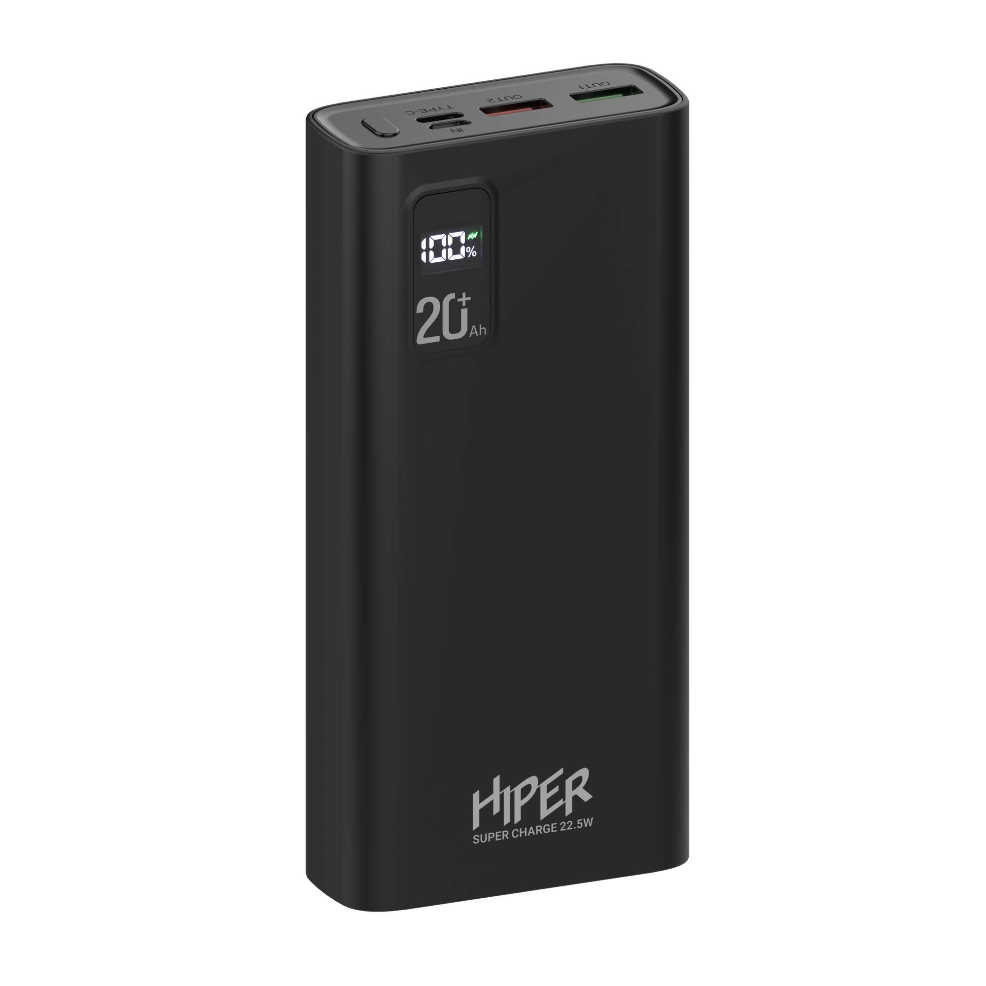 

Внешний аккумулятор HIPER FAST 20000 Black, FAST 20000 Black