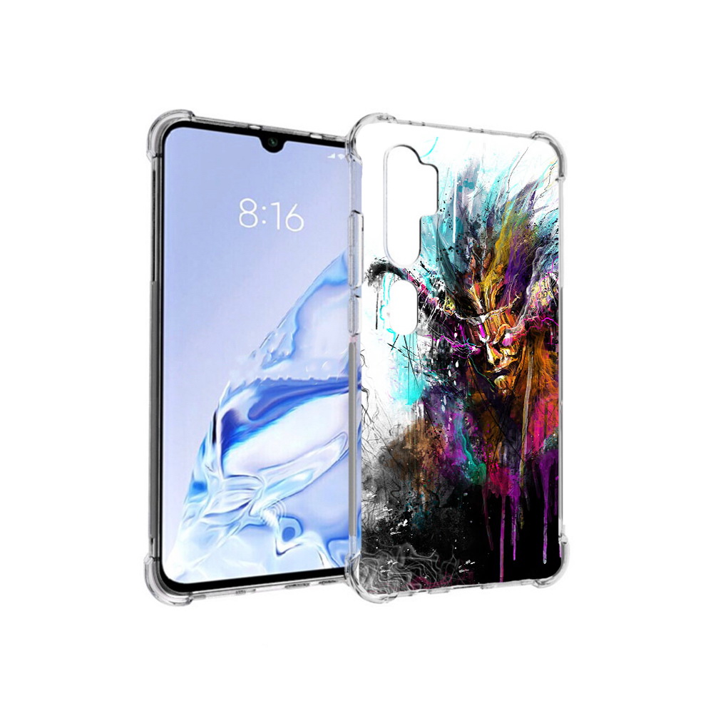 

Чехол MyPads Tocco для Xiaomi Mi Note 10 Pro яркий дьявол (PT140314.290.709), Прозрачный, Tocco