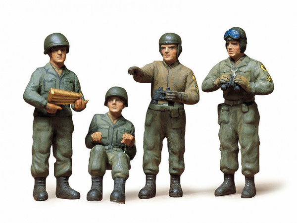 

Сборная модель Tamiya 1/35 Американские танкисты (4 фигуры) 35004