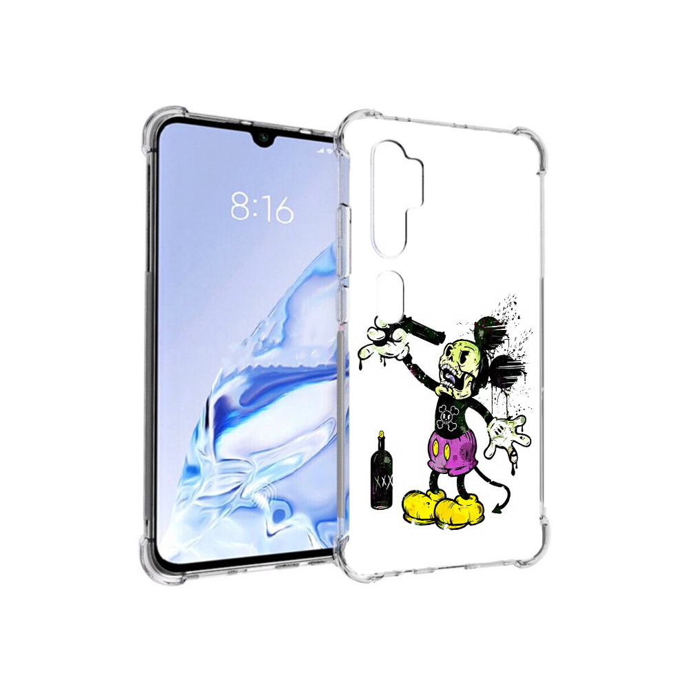 

Чехол MyPads Tocco для Xiaomi Mi Note 10 Pro Драг Микки (PT140314.290.73), Прозрачный, Tocco