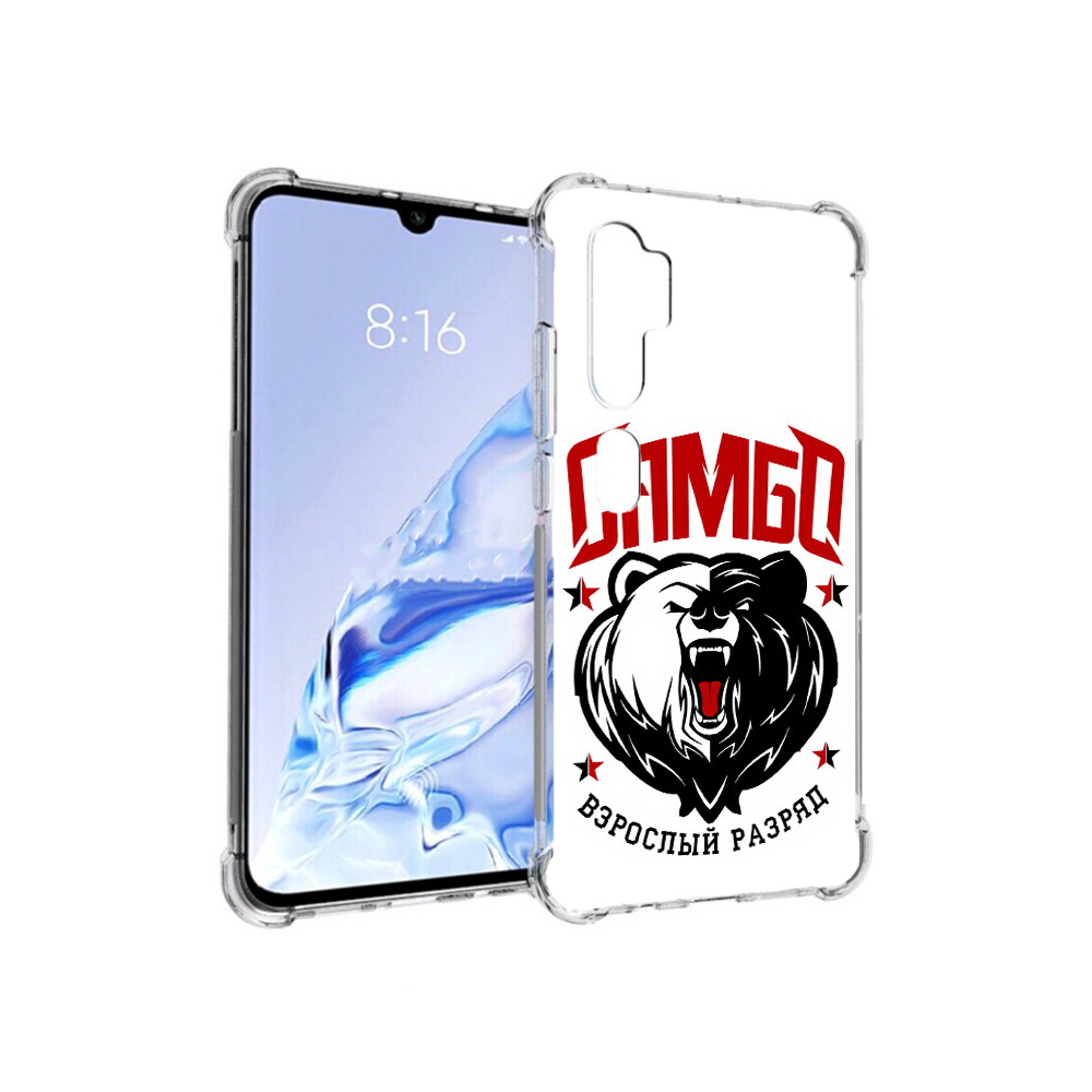 

Чехол MyPads Tocco для Xiaomi Mi Note 10 Pro Единоборства Самбо медведь (PT140314.290.75), Прозрачный, Tocco