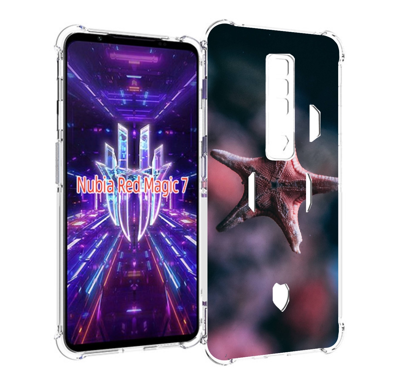 Чехол MyPads морская-звезда---starfish для ZTE Nubia Red Magic 7