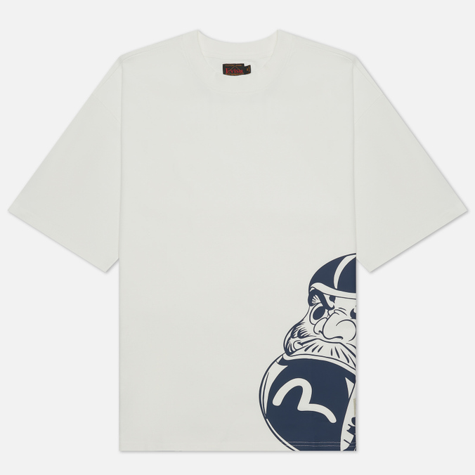 фото Футболка мужская evisu 2eshtm2ts528lfct-owht белая xl