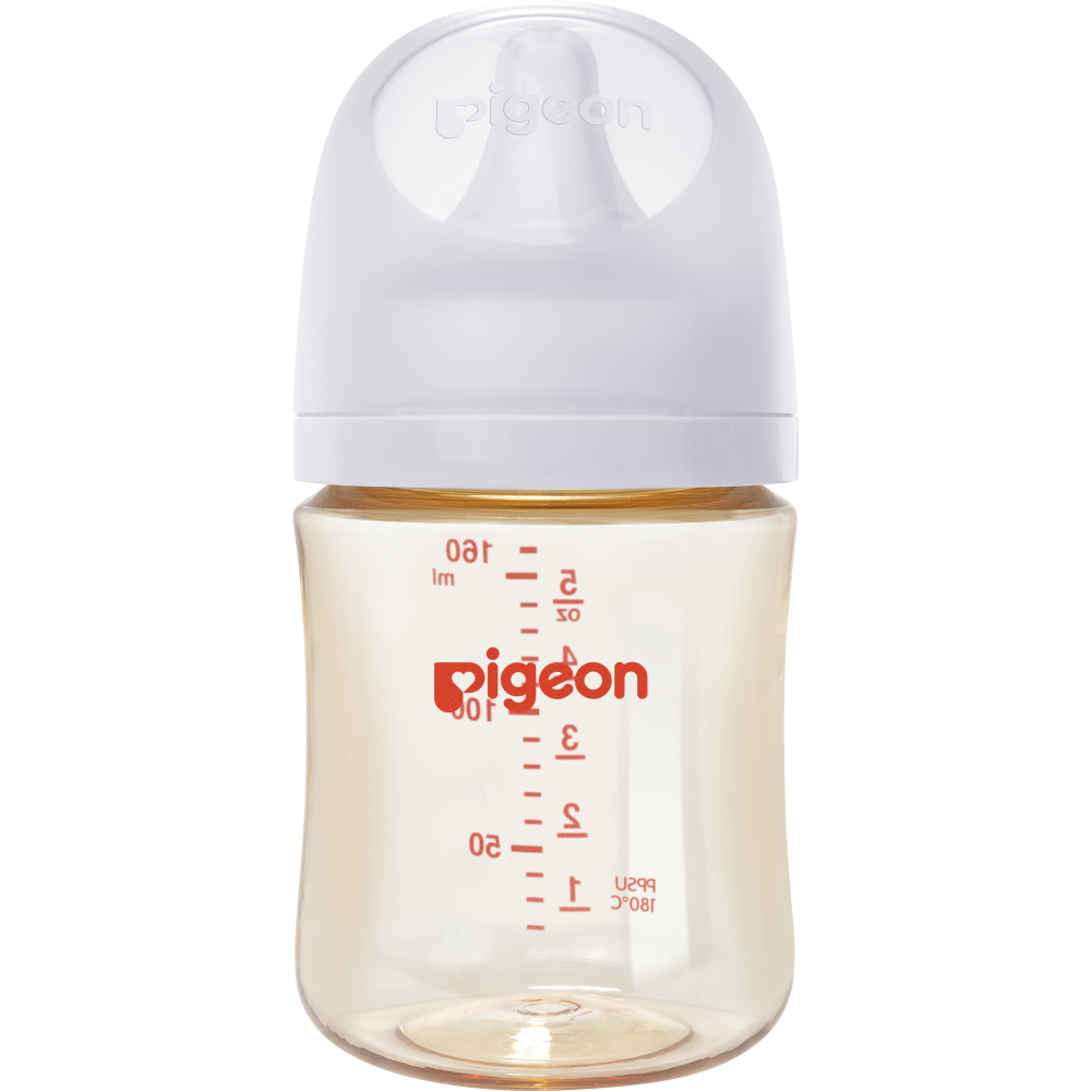 Бутылочка для кормления PIGEON из премиального пластика 160мл, PPSU pigeon бутылочка для кормления softouch peristaltic plus 0 мес 160мл ppsu