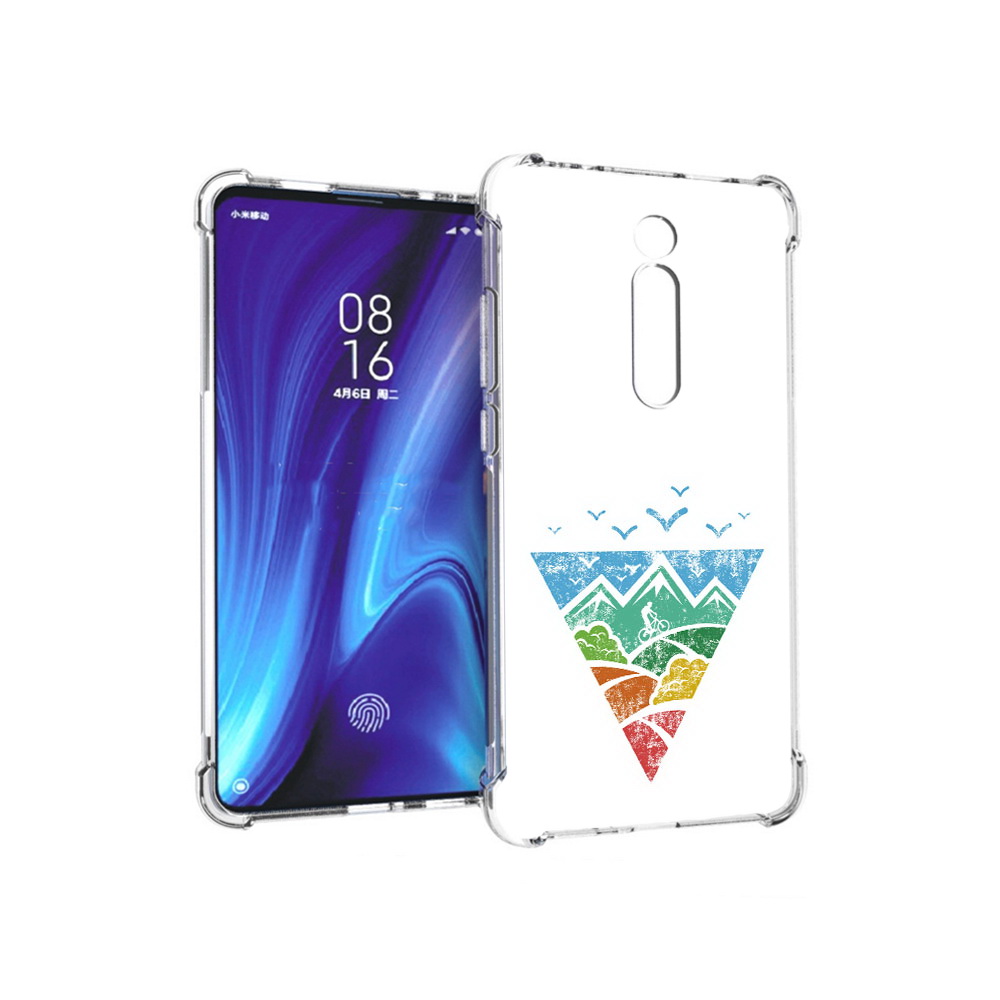 

Чехол MyPads Tocco для Xiaomi Redmi K20 Лес земля море чайки (PT130504.291.105), Прозрачный, Tocco