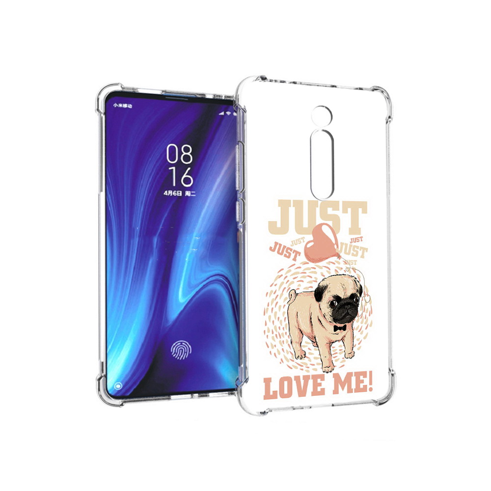 

Чехол MyPads Tocco для Xiaomi Redmi K20 Люби меня (PT130504.291.109), Прозрачный, Tocco