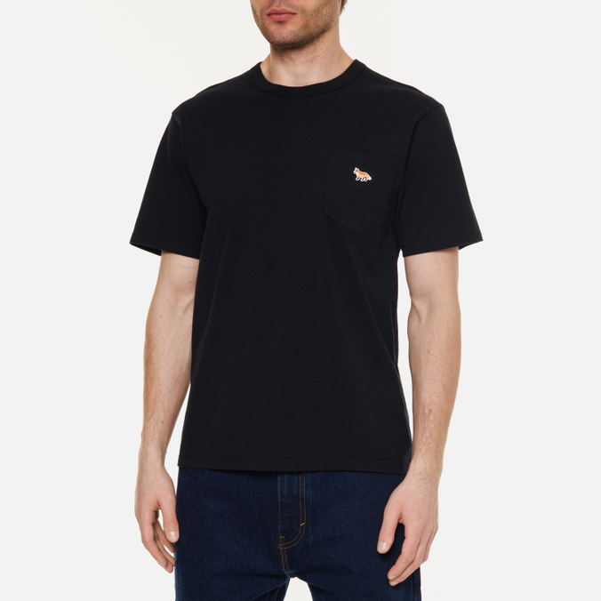 

Футболка мужская Maison Kitsune GM00116KJ0008-P199 черная XS, GM00116KJ0008-P199
