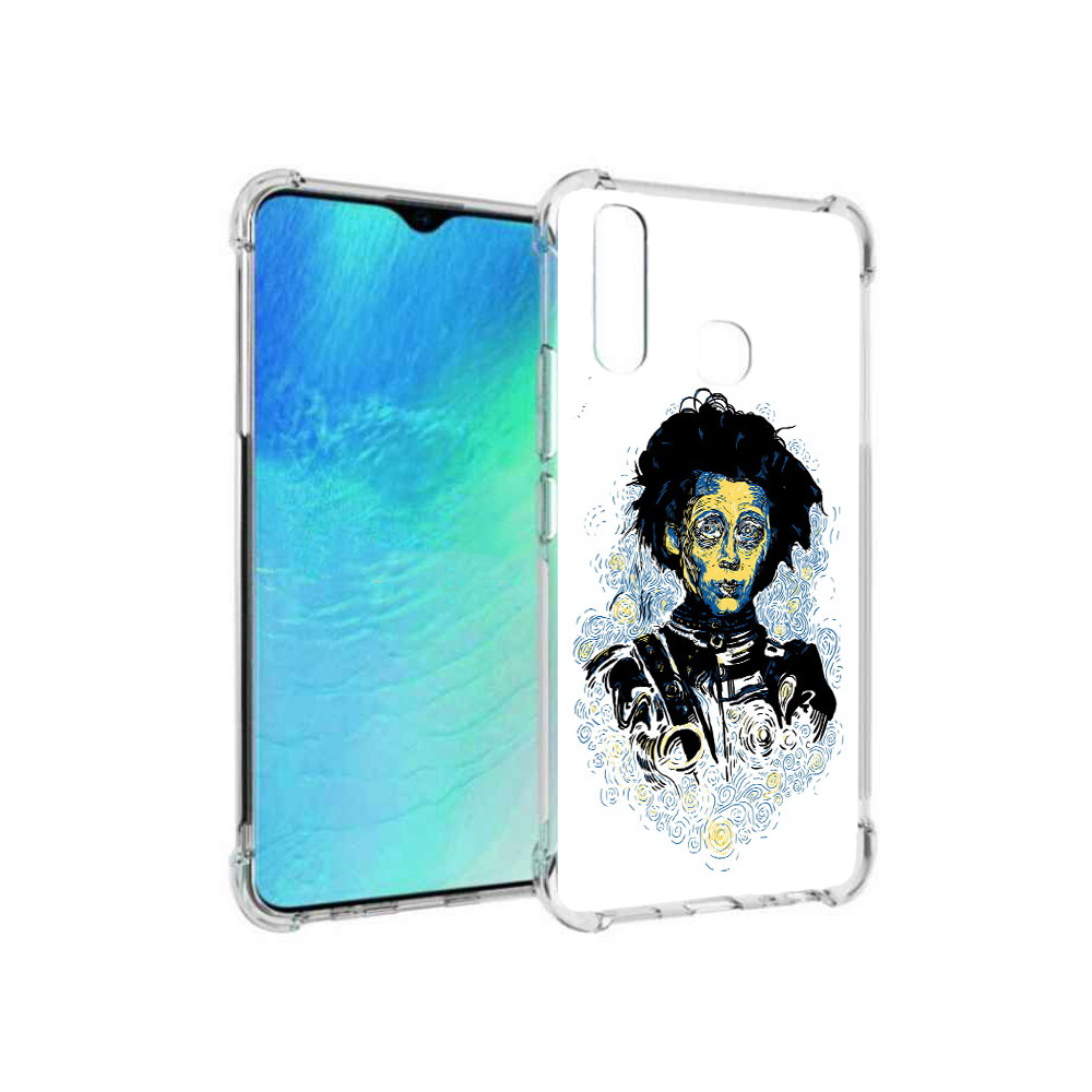 

Чехол MyPads Tocco для Vivo Y19 парень черно-белый абстракция (PT140444.419.535), Прозрачный, Tocco