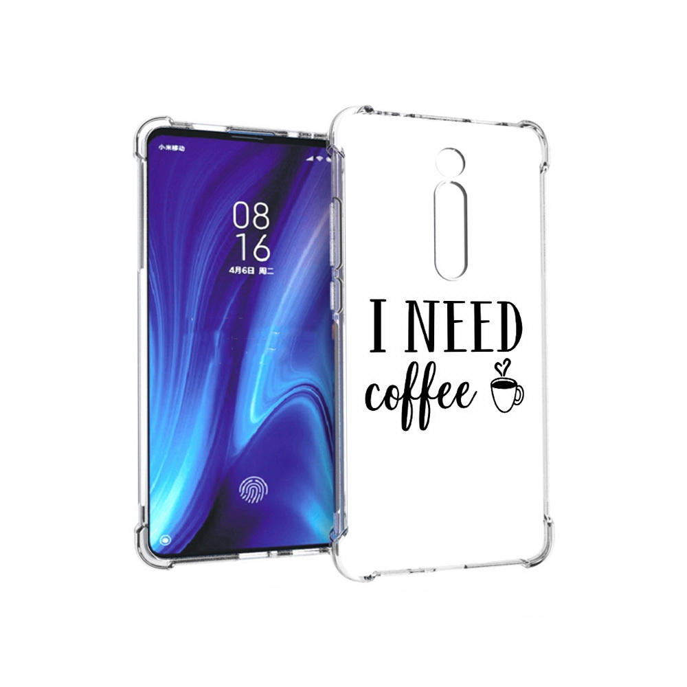 

Чехол MyPads Tocco для Xiaomi Redmi K20 Мне нужен кофе (PT130504.291.121), Прозрачный, Tocco