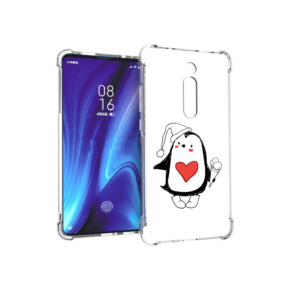 

Чехол MyPads Tocco для Xiaomi Redmi K20 Пингвин с мороженым (PT130504.291.135), Прозрачный, Tocco