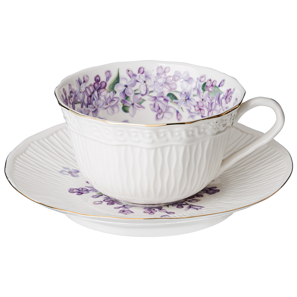 

Чайная пара lefard lilac 330 мл Lefard (176492), Фиолетовый, 760-757