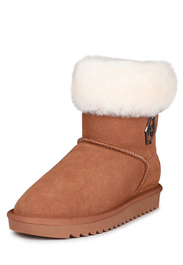 

Угги женские Pierre Cardin YCK20W-10 коричневые 39 RU, Коричневый, YCK20W-10