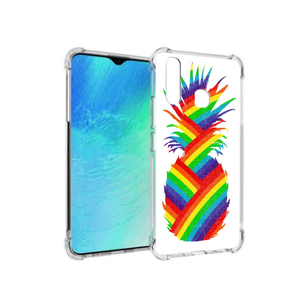 

Чехол MyPads Tocco для Vivo Y19 радужный ананас (PT140444.419.566), Прозрачный, Tocco