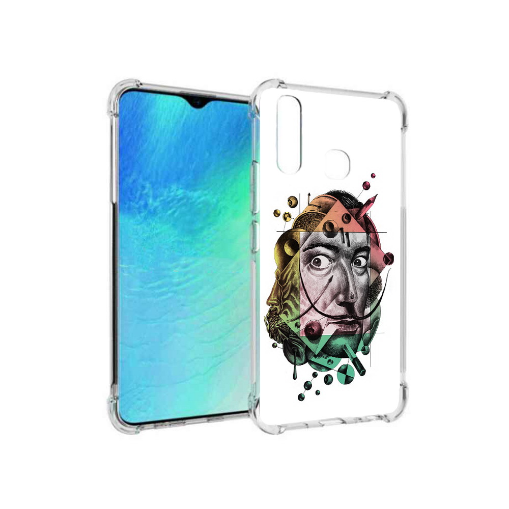 

Чехол MyPads Tocco для Vivo Y19 разноцветное лицо абстракция (PT140444.419.570), Прозрачный, Tocco