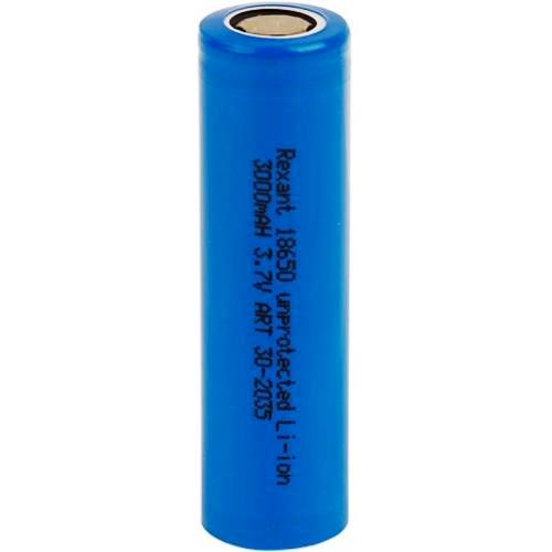 

Аккумулятор Li-ion 18650 3000 mAH Rexant 30-2035 unprotected 3.7 В, 30-2035