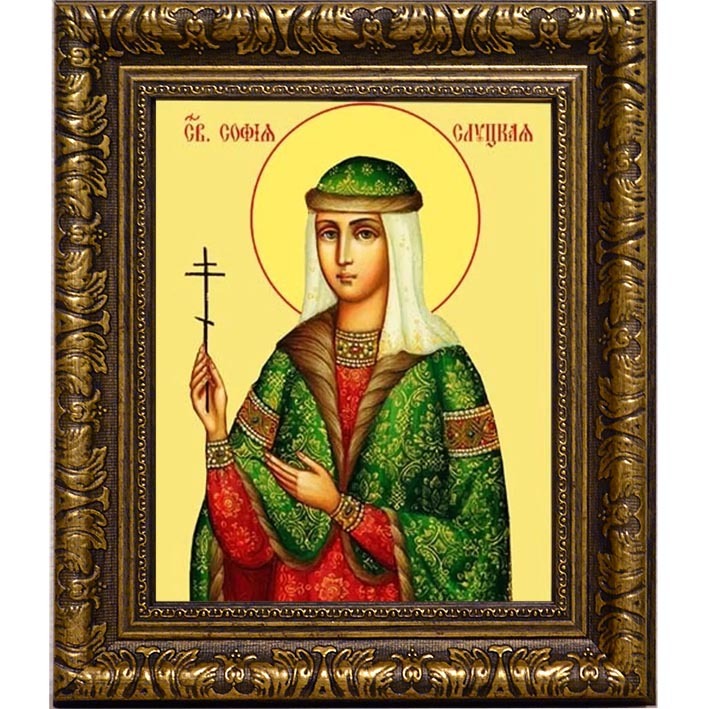 

София Слуцкая Праведная. Икона на холсте.