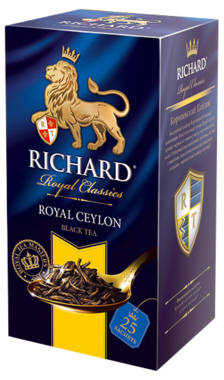

Чай черный Richard Royal Ceylon 2 г х 25 шт 12 упаковок