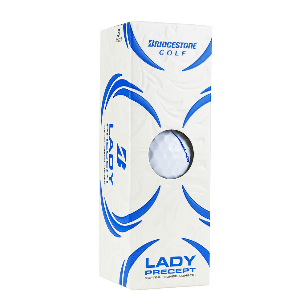 

Мяч для гольфа Bridgestone Lady Precept,арт.BGB1LWX, 3 шт/уп, белый