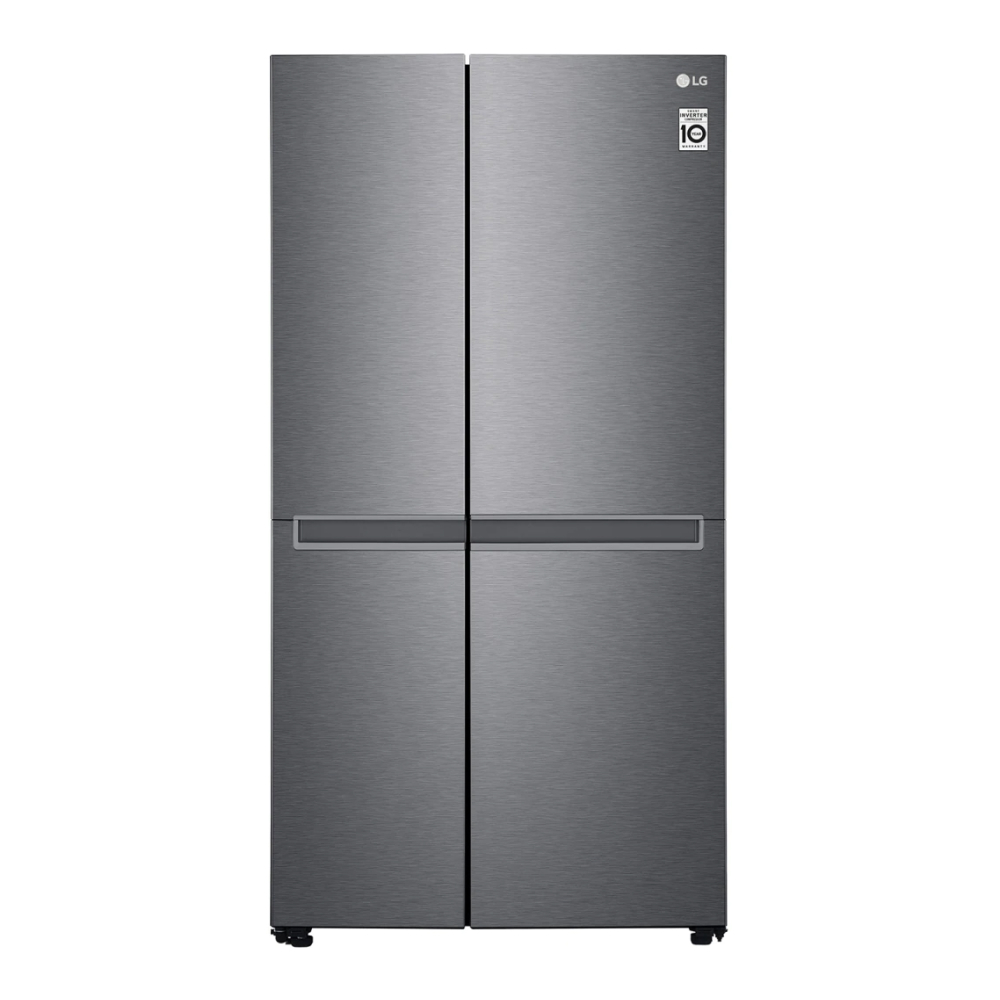 Холодильник LG GC-B257JLYV серый холодильник side by side midea mdrs791mie02