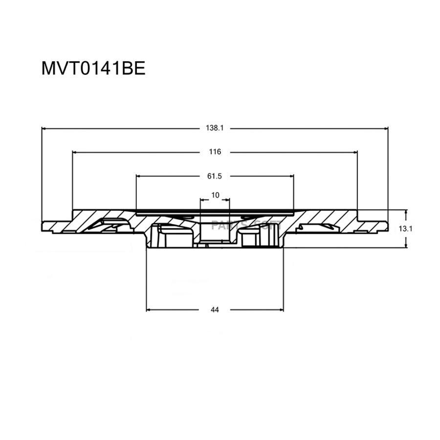 

Маслоотражатель Турбокомпрессора Krauf MVT0141BE