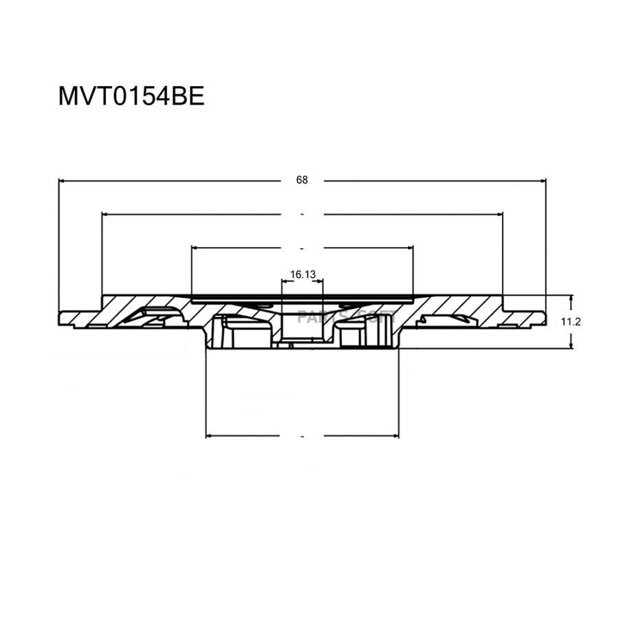 

Маслоотражатель турбокомпрессора Krauf mvt0154be