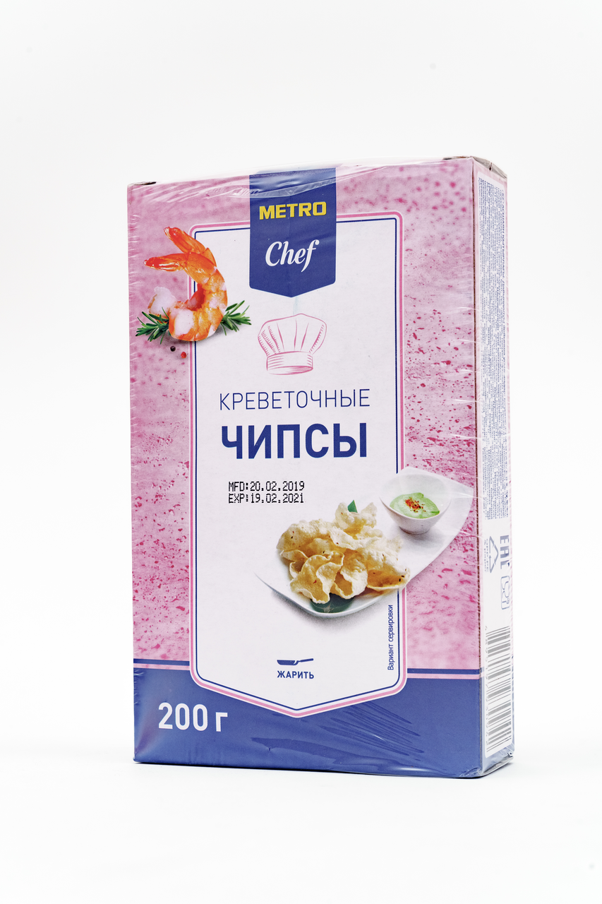 Чипсы Metro Chef Креветочные 200 г