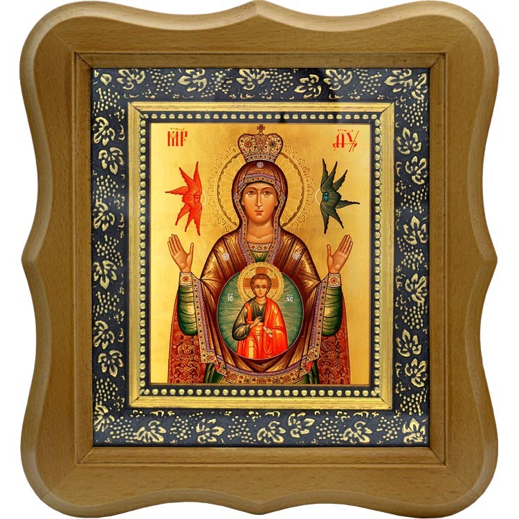 

Знамение. Икона Божьей Матери с ангелами.