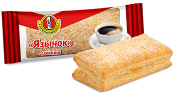 

Язычок 1 Хлебокомбинат слоеный 40 г