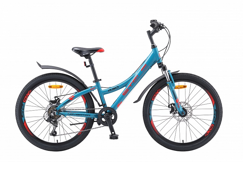 

Велосипед Stels Navigator 430 MD 24 V010 (2021) 11.5 голубой (требует финальной сборки), LU095015