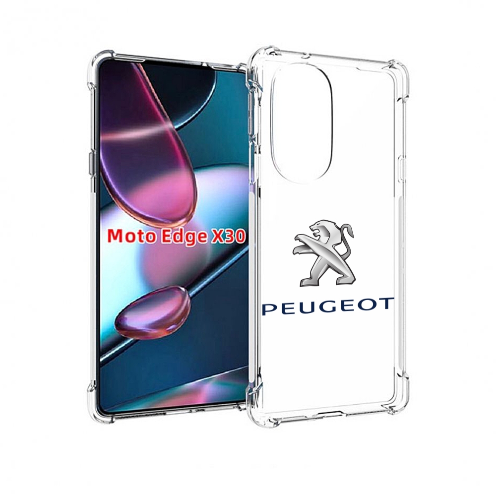 

Чехол MyPads peugeot-пежо-3 мужской для Motorola Moto Edge X30, Прозрачный, Tocco