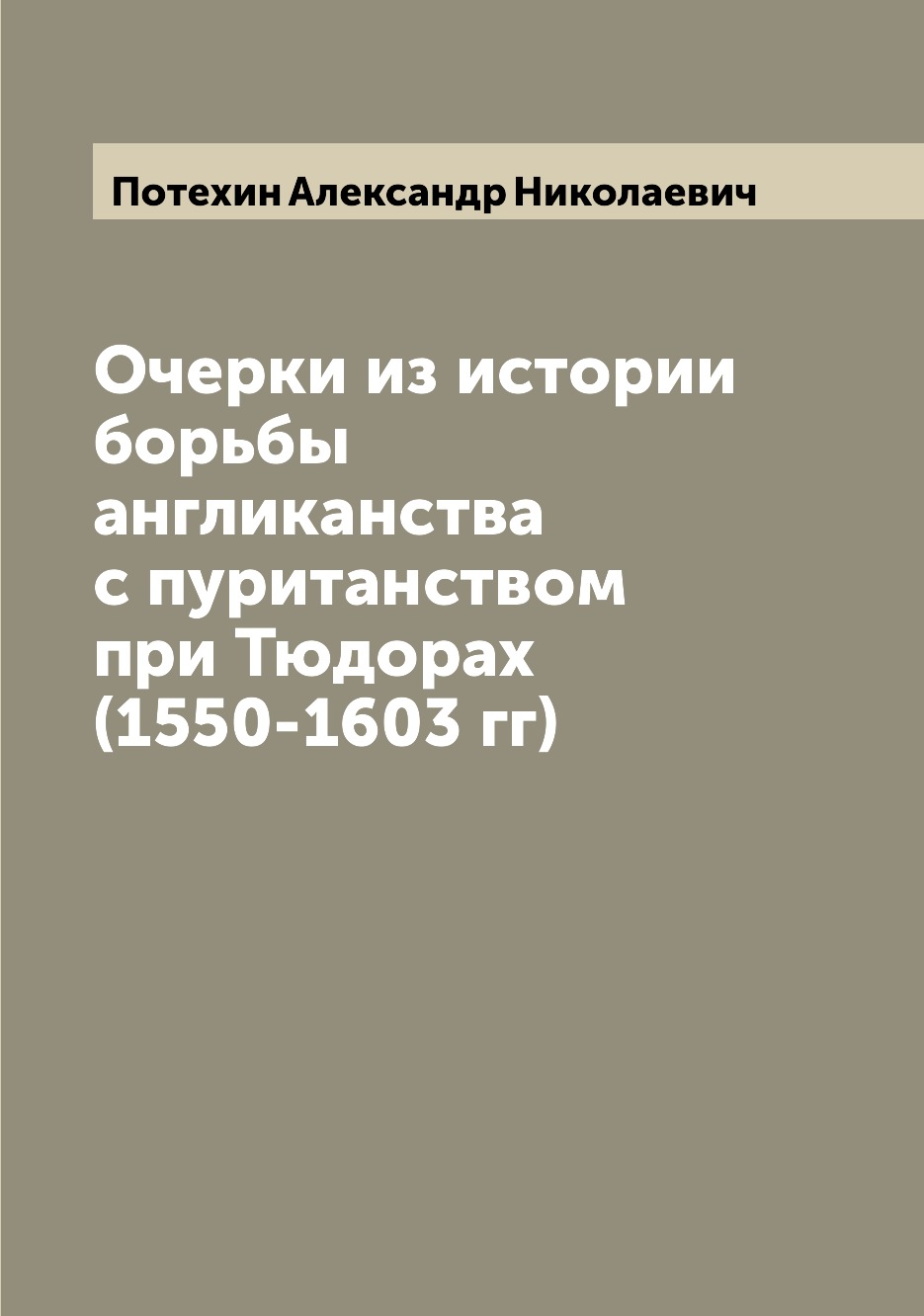 

Книга Очерки из истории борьбы англиканства с пуританством при Тюдорах (1550-1603 гг)