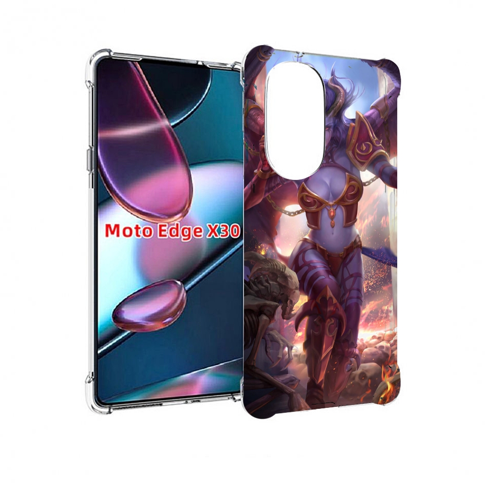 

Чехол MyPads queen of pain dota 2 для Motorola Moto Edge X30, Прозрачный, Tocco