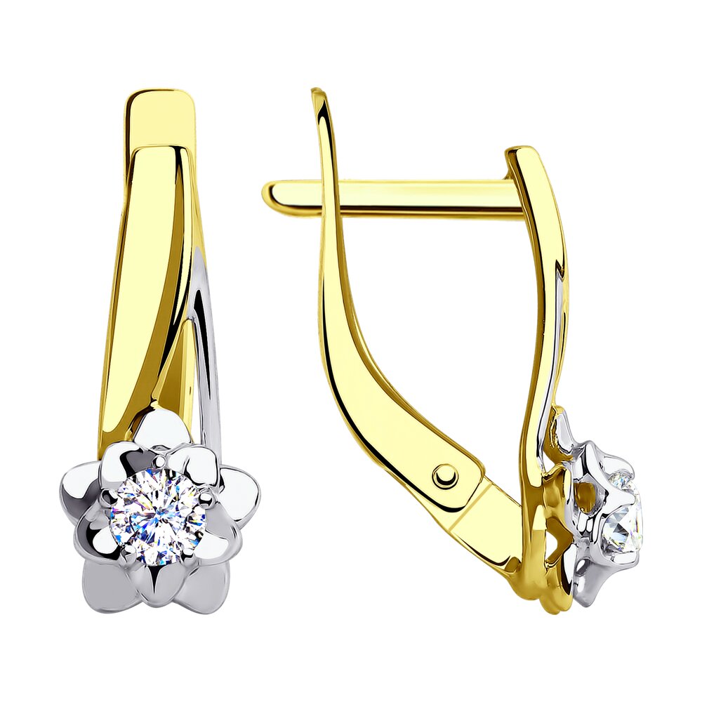 

Серьги из золота SOKOLOV 028323-2, фианит, 028323-2