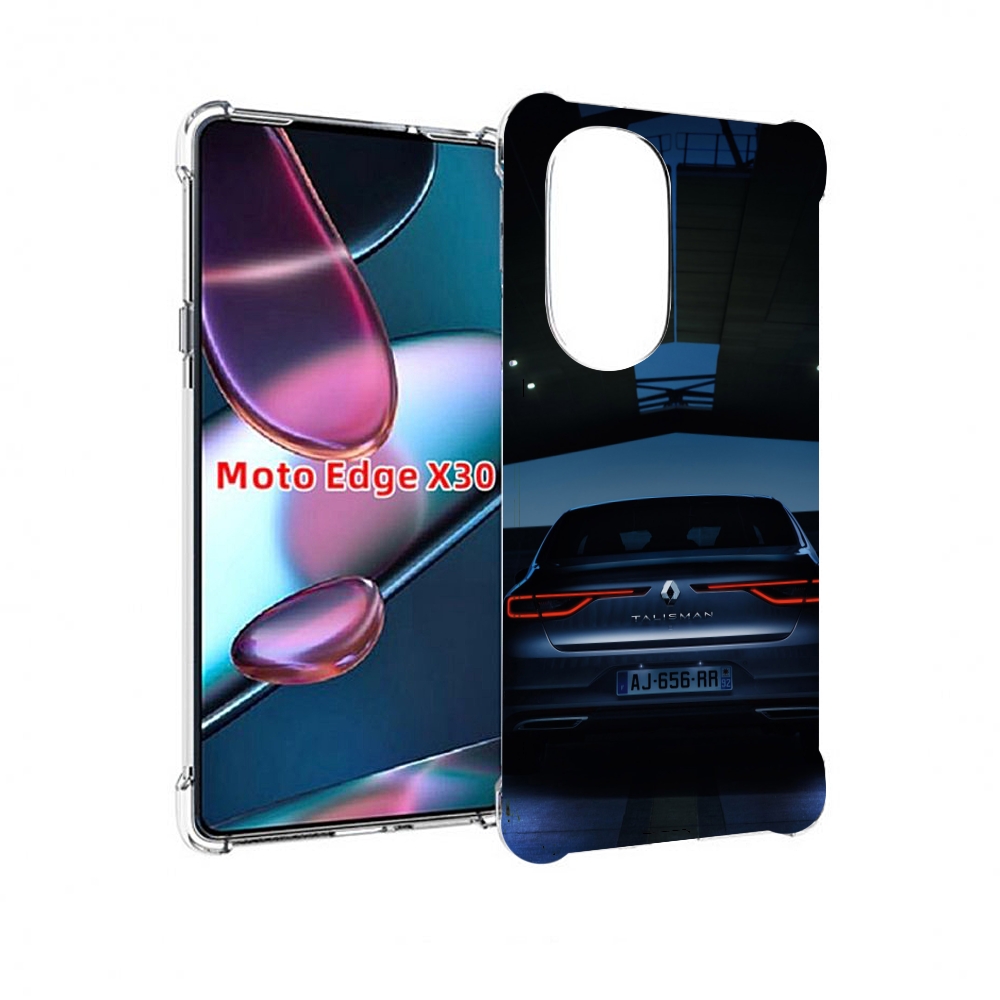 

Чехол MyPads renault рено 1 для Motorola Moto Edge X30, Прозрачный, Tocco