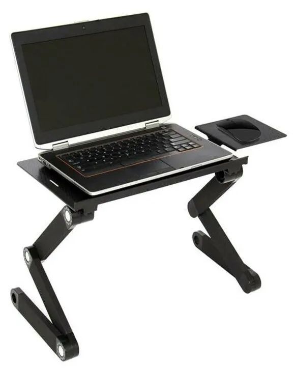 

Многофункциональная подставка для ноутбука с охлаждением Laptop Table T8, черный, Multifunctional Laptop Table T8