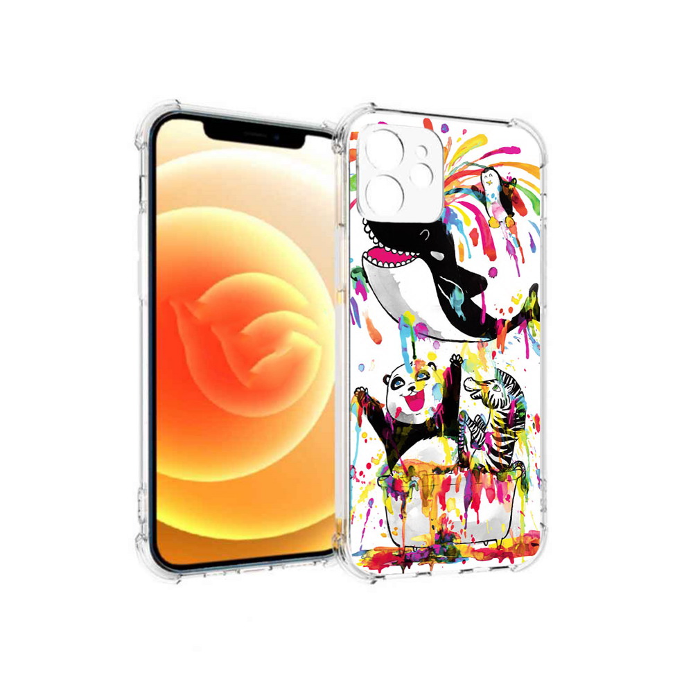 

Чехол MyPads Tocco для Apple iPhone 12 Хиппи кит (PT157543.607.191), Прозрачный, Tocco